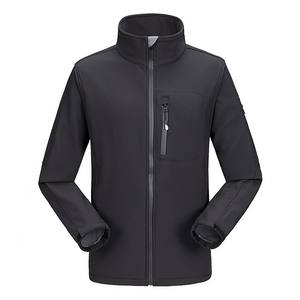 Veste Softshell d'extérieur imperméable pour hommes de randonnée sans capuche avec logo personnalisé pour automne - Product Image 4