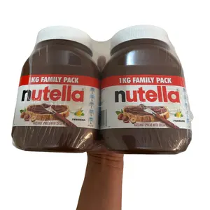 Nutella stoples selai cokelat dan kacang 1kg - Ferrero Nutella buatan Italia, 1000g (1kg) stoples kaca