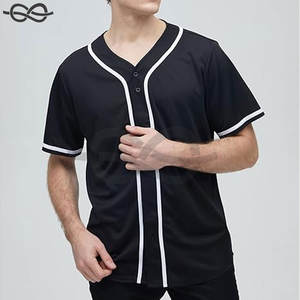 เสื้อเบสบอลแขนครึ่งคอวีเข้ารูปผ้าฝ้ายคอปกเข้ารูป - Product Image 3