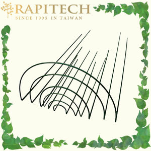 Support de plante en métal de 6 \ "x 17 \" piquet de jardin durable pour vignes et plantes grimpantes - Product Image 6