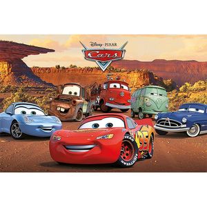 Modern Style Cars <b>Poster</b> Characters for Birthday Decorations Made of Durable Paper - Product Image 1