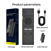 2025 terbaru G71S PRO lampu latar suara giroskop nirkabel tetikus udara Keyboard Mini bahasa Inggris BT pengendali jarak jauh pintar untuk TV Samsung