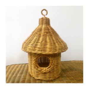 Nids en rotin faits à la main pour oiseaux, Bali, nid en osier pour oiseaux, extérieur, suspendu, nid pour oiseaux sauvages - Product Image 1
