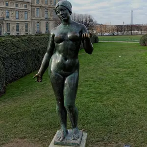 Литейная известная скульптура, металлическая бронзовая скульптура в натуральную величину, патина для скульптуры, мэйлол