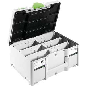Festool 187 DOMINO SORT-SYS3 M Systainer Toolbox Durable <b>Tool</b> <b>Boxes</b> for Efficient Organization - Product Image 1
