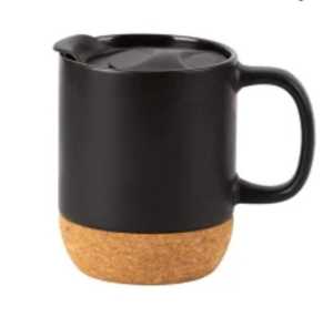 Eco Friendly Coffee <b>Mug</b> with Cork Grip and Heat Resistant Base Stylish and Practical for Office and Home - Product Image 1