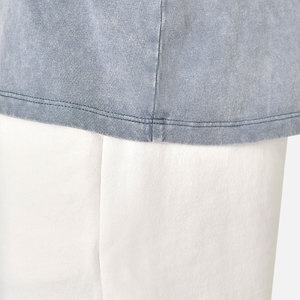 Vente chaude plaine vierge hommes lavé à l'acide t-shirts | 2025 meilleur coton de qualité supérieure fait acide lavage t-shirt pour hommes - Product Image 6