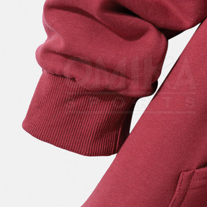 Sudaderas con capucha de moda para hombre de último estilo en ropa de invierno de talla grande Material de poliéster/algodón teñido liso - Product Image 4