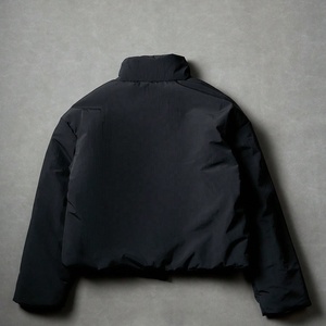 Veste d'hiver matelassée imperméable et écologique de haute qualité pour homme, col montant, en nylon, style streetwear, service OEM personnalisé - Product Image 4