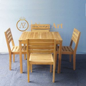 Wholesale Garden Furniture Teak <b>Outdoor</b> Patio <b>Sets</b> Dining Table Wooden Furniture Dining <b>Set</b> Furniture - Product Image 6