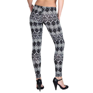 OEM Women's Fitness <b>Leggings</b> Custom Logo Printing Breathable Stretch Material Rhinestone for Sports Branding Promotions Gifts - Product Image 3