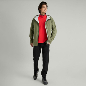 Veste Softshell Unisexe Personnalisée Respirante Coupe-Vent Imperméable à Fermeture Éclair Nouvelle Vêtement de Travail d'Hiver Doublure en Polaire Col à Capuche Extérieur - Product Image 4