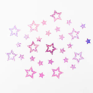 Lentejuelas Forma Especial Pequeño Agujero Centrado Color Holográfico, Selanusa - Product Image 1