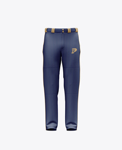 Pantalones de béisbol personalizados con cintura elástica y estilo de rayas finas - Product Image 6