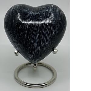 Urnas funerarias de cremación en forma de corazón de la mejor calidad para cenizas Urnas de recuerdo de cremación de latón de forma única con precios bajos 2024 - Product Image 5