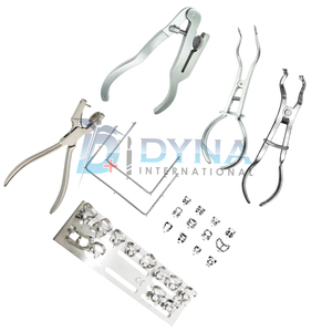 Rubber Dam Instruments <b>Set</b> Ainsworth <b>Punch</b>, Brewer Forceps Ivory Clamps Lightweight Brackets Endodontic Tools CE Certified - Product Image 2