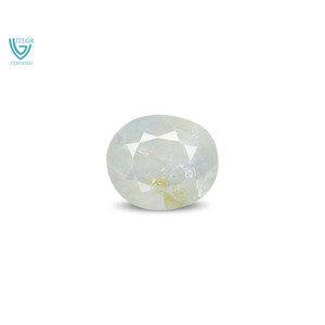 Saphir bleu 4,07 carats, facetté, bleu royal naturel, pierre précieuse non montée, calibrée 10 mm x 8 mm, traitée thermiquement - Product Image 1