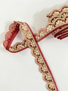 Ribete de Encaje con Pedrería Multicolor al por Mayor, Bordado Ecológico para Decoración de Zapatos y Prendas de Vestir - Product Image 2