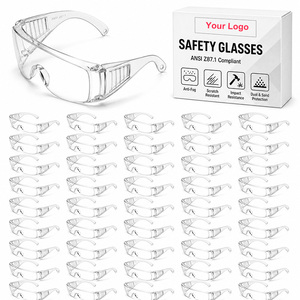 Gafas <span class=keywords><strong>de</strong></span> Seguridad para Usar Sobre Lentes Graduadas, Antivaho, Transparentes, Resistentes a Arañazos, Protección Ocular ANSI Z87.1 para <span class=keywords><strong>Trabajo</strong></span>, Construcción, Laboratorio, Hombres y Mujeres - Product Image 1