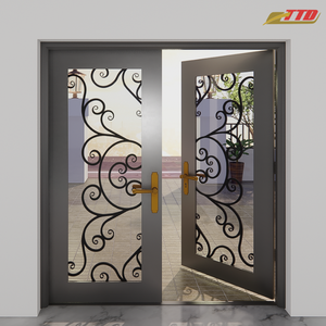 Découvrez des portes d'entrée élégantes en fer pour votre maison, durables, élégantes et conçues pour impressionner par le savoir-faire artistique - Product Image 2