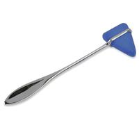 Med Impact Instruments Diagnostic Neurological Medical Percussion Hammer Manual Chrome Handle Triangular Rubber Head CE