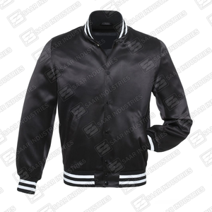 Chaqueta Bomber Universitaria de Lana de Primera Calidad, Personalizada, al por Mayor, Resistente al Viento, Reversible, para Invierno - Product Image 5