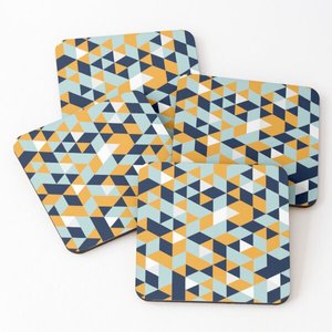 Ancient Decor Wood <b>Slice</b> <b>Log</b> Cut <b>Slice</b> Wooden coaster Acacia Wood Over Printed Tea Serving Coasters 4 Pieces Set - Product Image 6