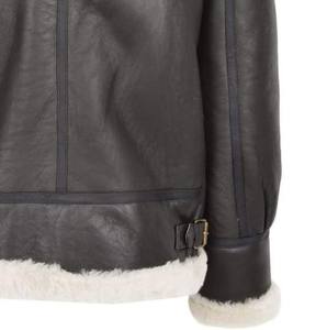 Veste en cuir véritable OEM 100% pour homme, veste d'hiver avec doublure en fausse fourrure, respirante, grande taille, vestes faites à la main du Pakistan - Product Image 4