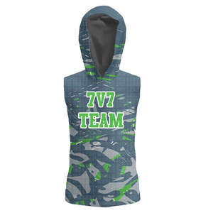 Uniforme Masculino de Alta Calidad con Diseño Personalizado, Ropa Profesional de Fútbol Americano con Bandera Estadounidense, Transpirable, 7V7, Camisetas, Jersey - Product Image 2