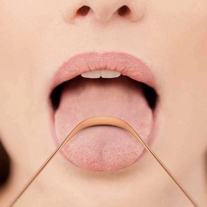 เครื่องทำความสะอาดลิ้นทำจากทองแดงบริสุทธิ์จาก100% สำหรับทำความสะอาดช่องปากที่ขูดลิ้นทำจากทองแดงเพื่อลมหายใจที่สดชื่น - Product Image 5