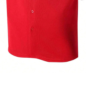 Maillot de baseball respirant entièrement personnalisable avec nom du joueur, sublimation intégrale, boutons, col en V, pour softball et sports, faible MOQ - Product Image 5