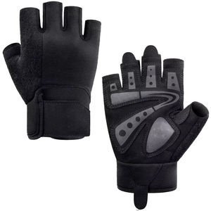 Nouveauté Gants de musculation en cuir de qualité supérieure Demi-doigts pour la musculation et l'entraînement intensif - Product Image 5