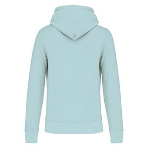 เสื้อฮู้ดดี้แบบยูนิเซ็กซ์ สีฟ้าอ่อน ผ้าฝ้ายฟลีซ 100% เป็นมิตรกับสิ่งแวดล้อม ทรงปกติ ใส่ได้ทุกฤดู  พร้อมสกรีนข้อความและโลโก้ตามสั่ง - Product Image 3