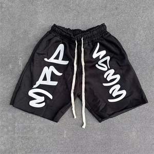 <b>Men's</b> Custom Summer <b>Sweat</b> Cotton <b>Shorts</b> 3D Puff Print Streetwear Jogger <b>Shorts</b> by rafel mart industries - Product Image 4