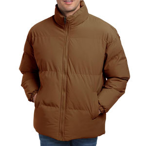 Chaqueta de plumón para exteriores de invierno de calidad para hombre, aislante elástico duradero con piel de oveja de talla grande transpirable - Product Image 2