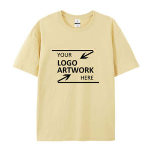 2024 venta al por mayor de camisetas Vintage de lavado ácido de moda logotipo personalizado de gran tamaño de talla grande 100% estampado de patrón de punto de algodón para hombres - Product Image 6