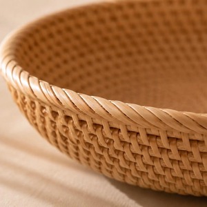 Cesta de Frutas Ovalada de Ratán Natural Artex Green Earth, Hecha a Mano, Ecológica, Moderna y Multifuncional, Fabricada en Hanói - Product Image 4