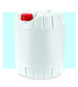 Hochwertiger Kunststoff HDPE 20 Liter Kanister behälter/stapelbar manipulieren offen sichtlich DIN 60 mm Deckel 20 Liter-5 Gallonen