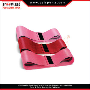 Gym Booty Stretch Anti slip Fabric Loop Hip Circle Bandas de resistencia anchas - Product Image 3