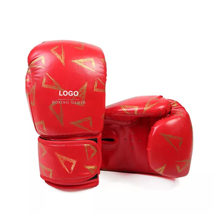 GAF en cuir de vachette doré Vente en gros Logo sur mesure Gants de boxe gagnants Couleur personnalisée Gants à lacets Service professionnel OEM - Product Image 4