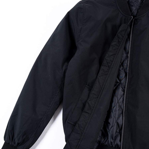 Chaqueta Bomber para Hombre al por Mayor, Personalizada, con Decoración de Piel, Nuevo Diseño, Moderna, Transpirable, Blanca, para Invierno - Product Image 5