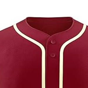 Uniforme de baseball personnalisé tendance uniforme de baseball à séchage facile uniforme de baseball de sublimation d'usine pour les hommes par robe de sport - Product Image 2