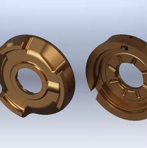 Precision Engineered Stainless Steel Flange Plate for Heavy Industrial Equipment Assembly Motor Base Mounts <b>Casting</b> <b>Services</b> - Product Image 2