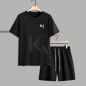 Ensemble décontracté d'été pour homme : T-shirt et short tendance, séchage rapide, léger, idéal pour l'extérieur - Product Image 1