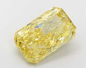 Diamant de laboratoire de 4 carats, taille radiant, jaune, VVS2, certifié IGI, diamant en vrac pour bagues de fiançailles, boucles d'oreilles, pendentifs, bijoux personnalisés - Product Image 1