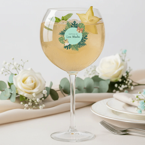 Bicchiere da vino personalizzato in Tritan per feste in piscina, design europeo, stampa digitale personalizzata, trasparente, nessun minimo d'ordine, prodotto in Francia - Product Image 2