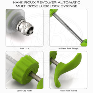 Jeringa veterinaria de plástico de 10ml para pájaro, conejo, pollito, Paloma, loro, Gorrión, ratones, rata, inyector de alimentación para animales - Product Image 5