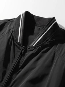 Chaqueta Bomber de calidad para hombre hecha a medida con cuello levantado Chaqueta de precio con logotipo de talla grande de invierno para hombre - Product Image 6