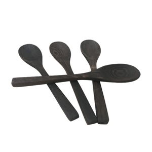 Juego de utensilios de madera ecológicos-Cuchara Tenedor Espátula para servicio de alimentos-Desechable, sostenible, a granel - Product Image 1