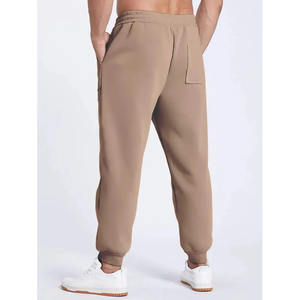 กางเกงจ็อกเกอร์ผ้าฟลีซเอวกลางของผู้ชายแห้งเร็วระบายอากาศเป็นมิตรต่อสิ่งแวดล้อมมีเชือกผูก100% โพลีเอสเตอร์ขายส่ง - Product Image 2